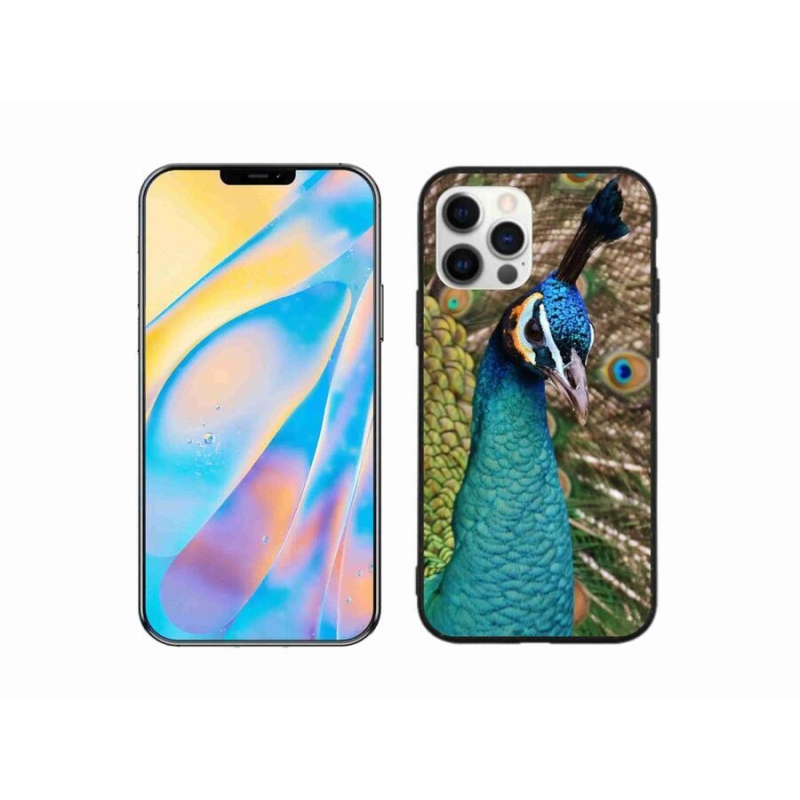 Zselés borítás mmCase iPhone 12 Pro készülékhez - páva