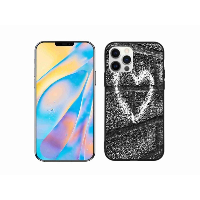 Zselés borítás mmCase iPhone 12 Pro készülékhez - szív a falon