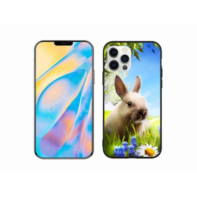 Zselés borítás mmCase iPhone 12 Pro készülékhez - nyuszi
