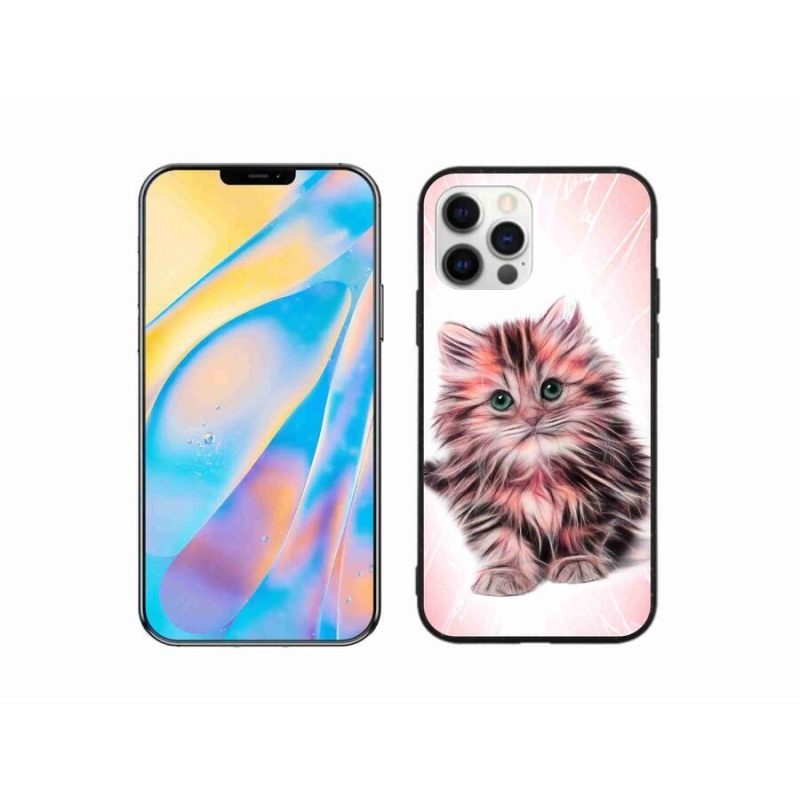 Gél borítás mmCase iPhone 12 készülékhez - aranyos cica