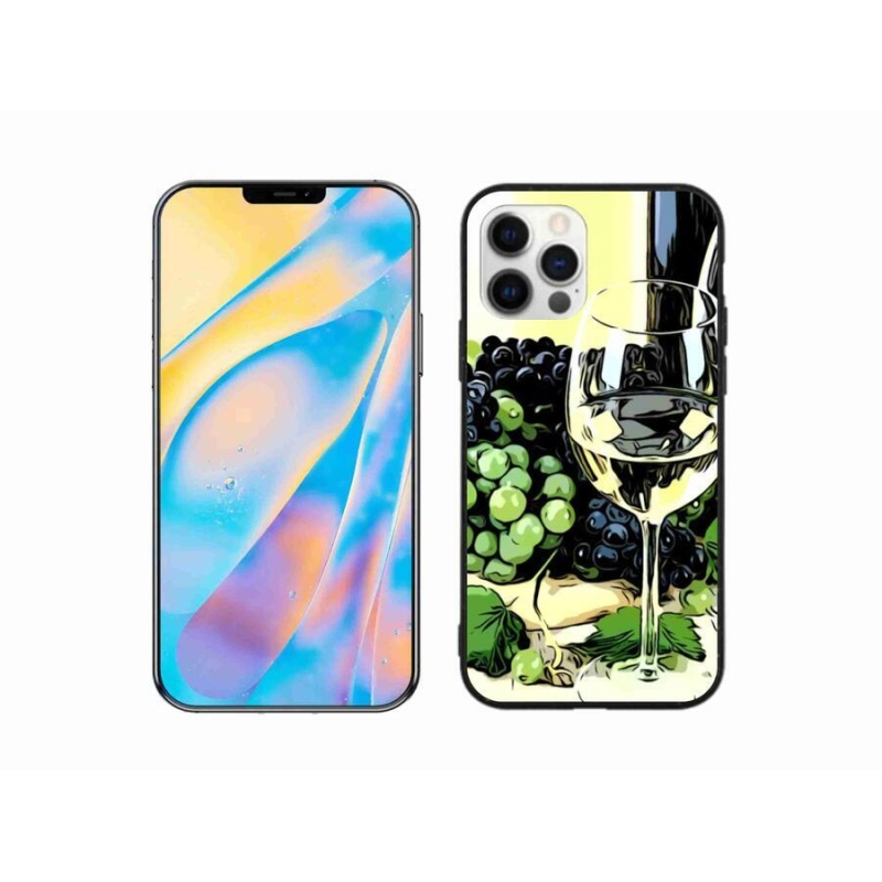 Zselés borítás mmCase iPhone 12 készülékhez - pohár bor