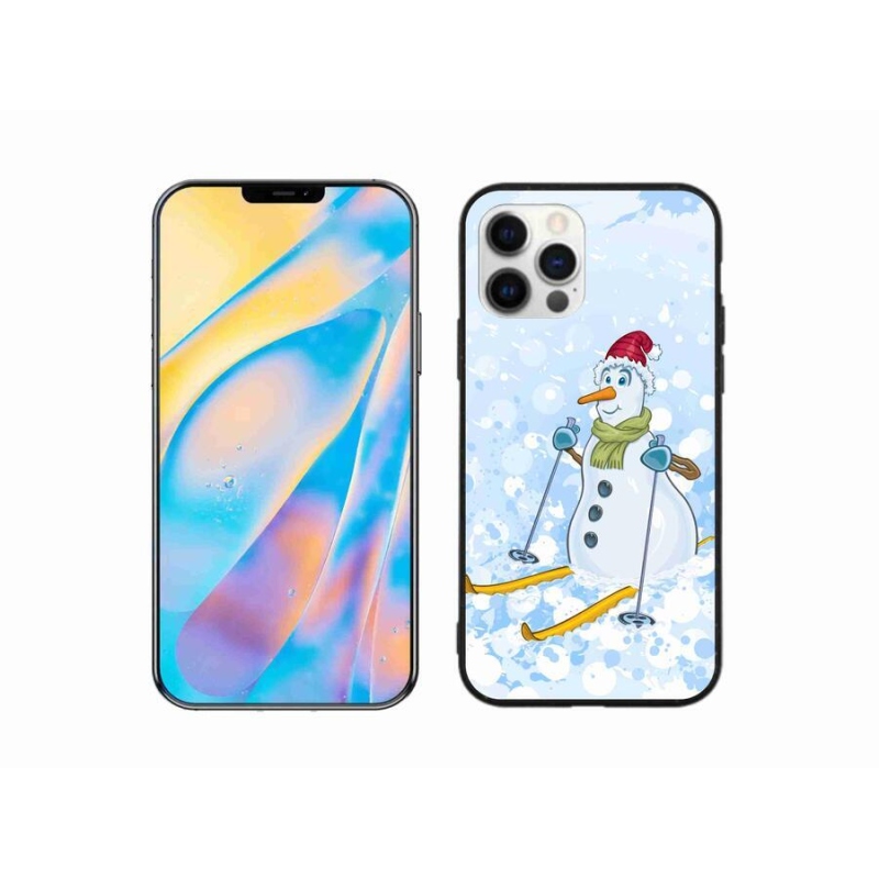 Gél borítás mmCase iPhone 12 készülékhez - hóember