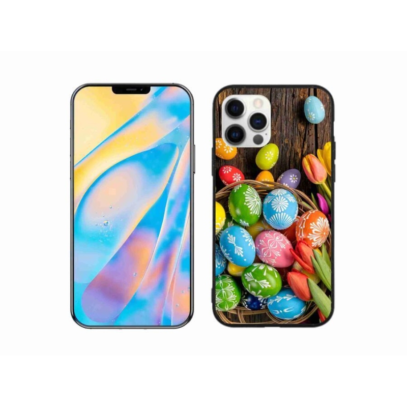Gél borítás mmCase iPhone 12 készülékhez - Húsvéti tojások