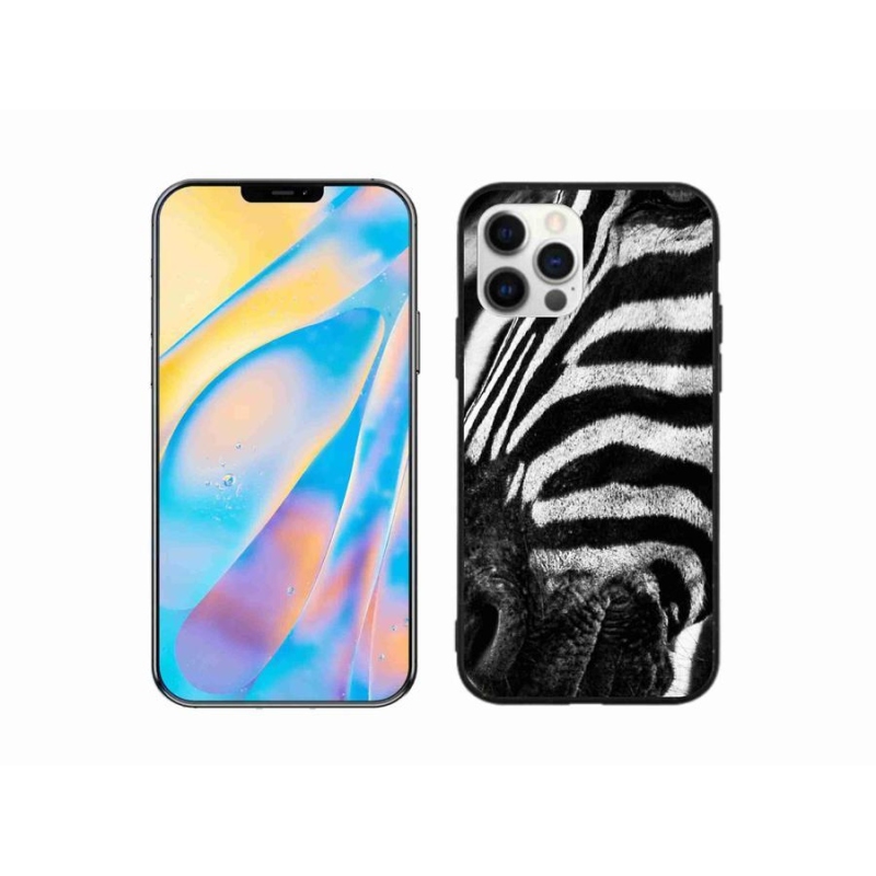 Zselés borítás mmCase iPhone 12 készülékhez - zebra