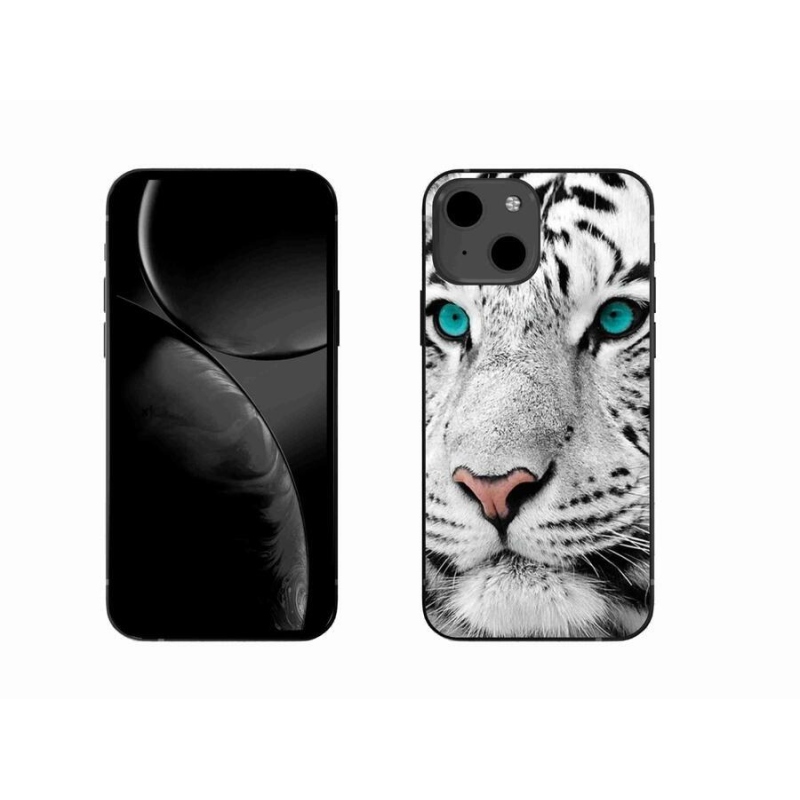 Gél borítás mmCase iPhone 13 6.1 készülékhez - fehér tigris