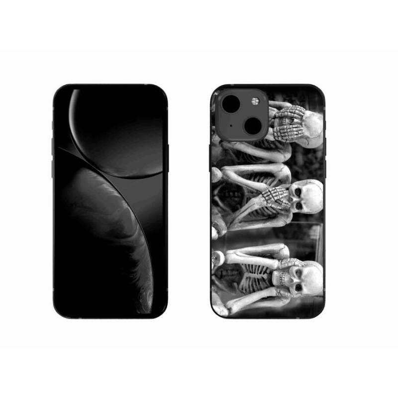 Zselés borítás mmCase iPhone 13 6.1 - csontvázakra