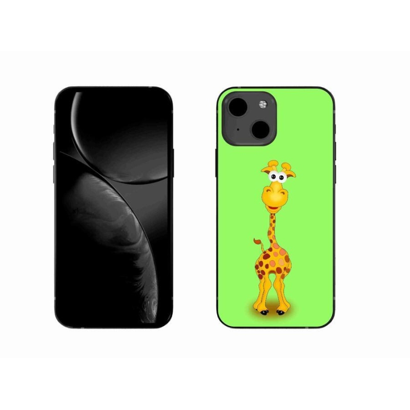 Zselés borítás mmCase iPhone 13 6.1 készülékhez - rajzfilm zsiráf