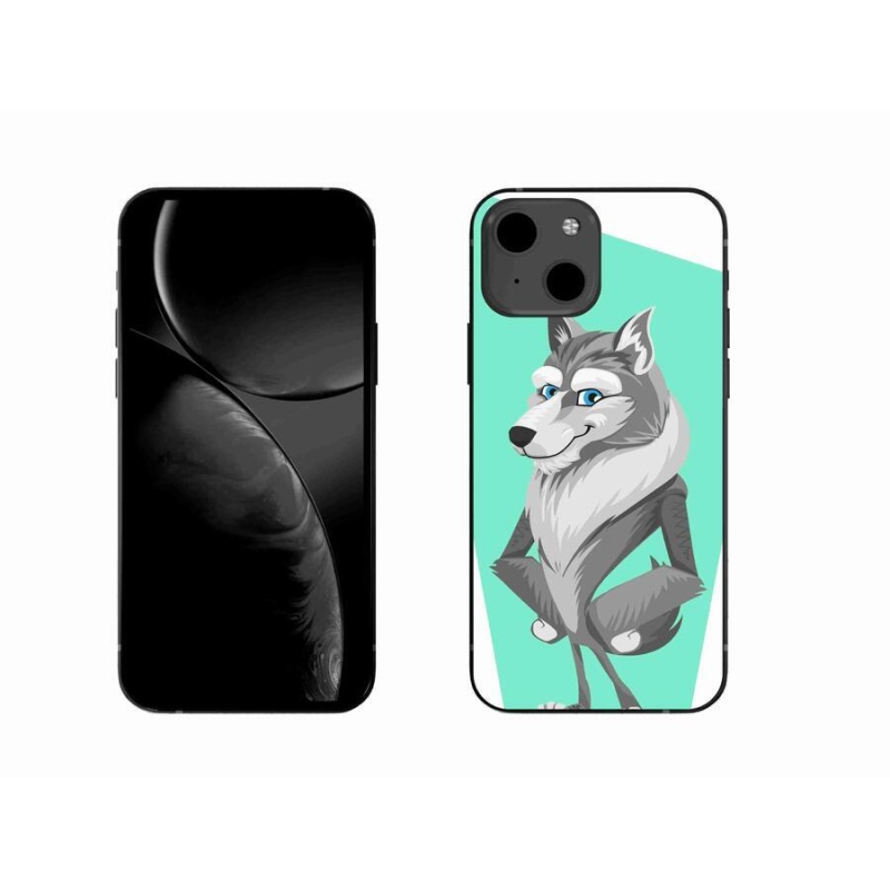 Zselés borítás mmCase iPhone 13 6.1 készülékhez - rajzfilm farkas