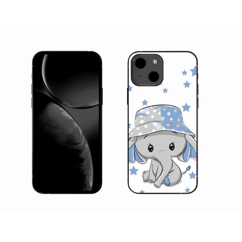 Zselés borítás mmCase iPhone 13 6.1 készülékhez - kék elefánt