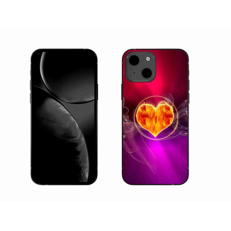 Gél borítás mmCase iPhone 13 6.1 készülékhez - Tűz szíve