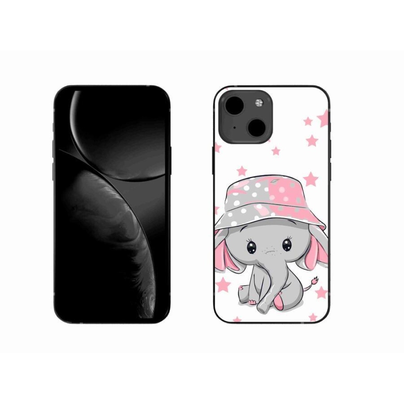 Zselés borítás mmCase iPhone 13 6.1 készülékhez - rózsaszín elefánt