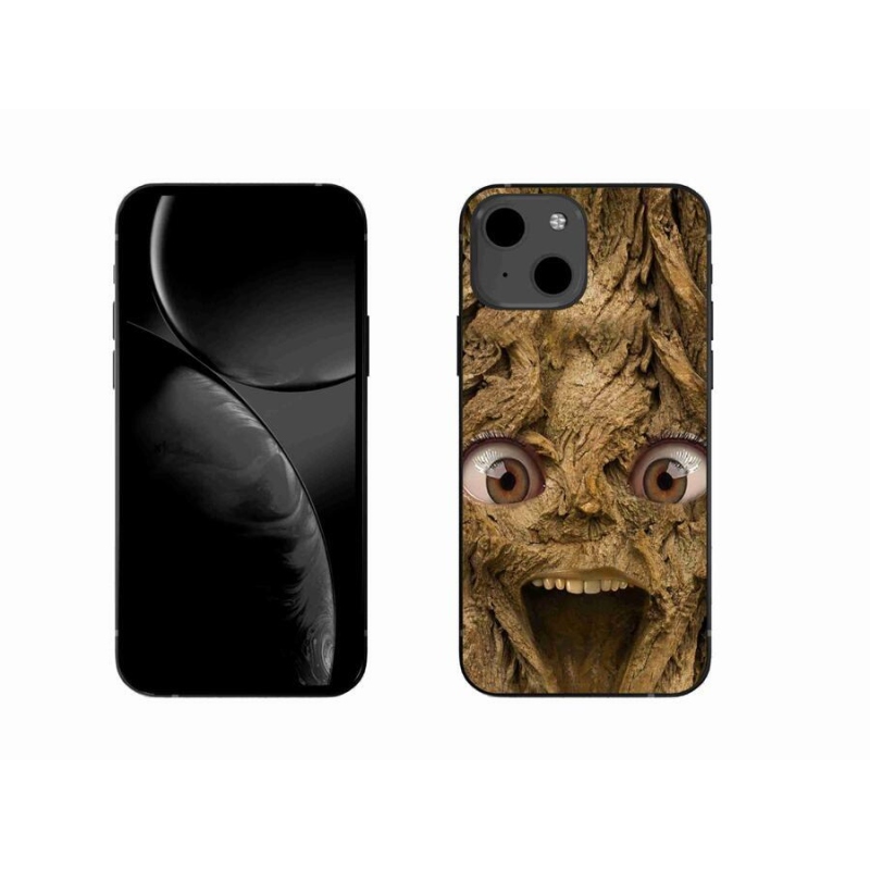 Gél borítás mmCase iPhone 13 6.1 készülékhez - vidám fa szemekkel