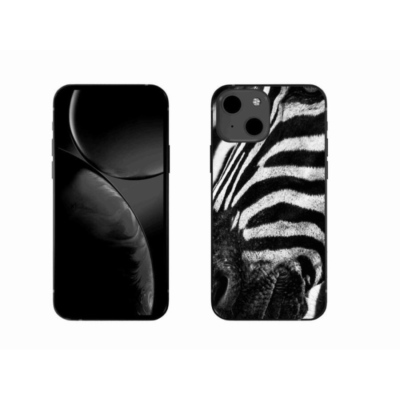 Zselés borítás mmCase iPhone 13 6.1 készülékhez - zebra