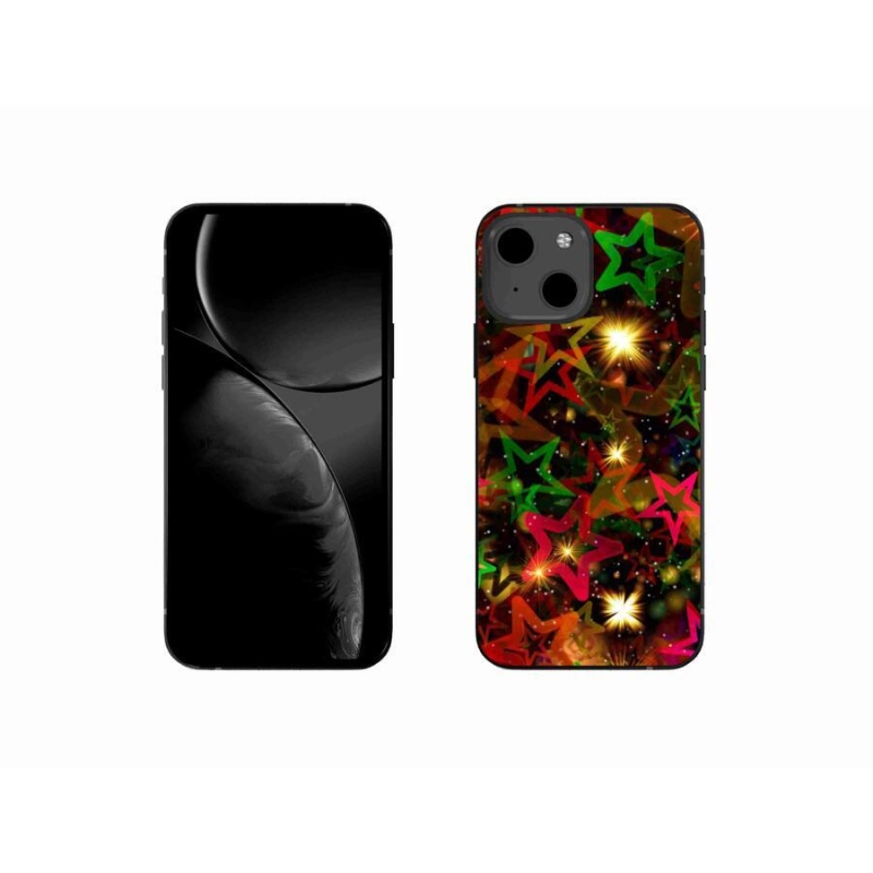 Gél borítás mmCase iPhone 13 mini 5.4 - színes csillagok