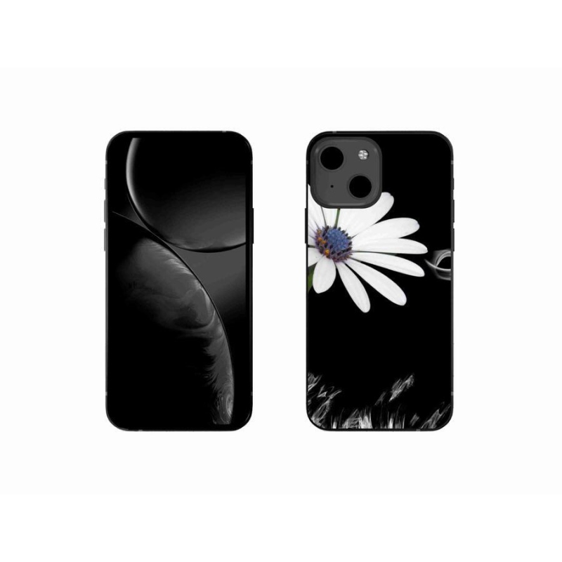 Gél borítás mmCase iPhone 13 mini 5.4 készülékhez - fehér virág