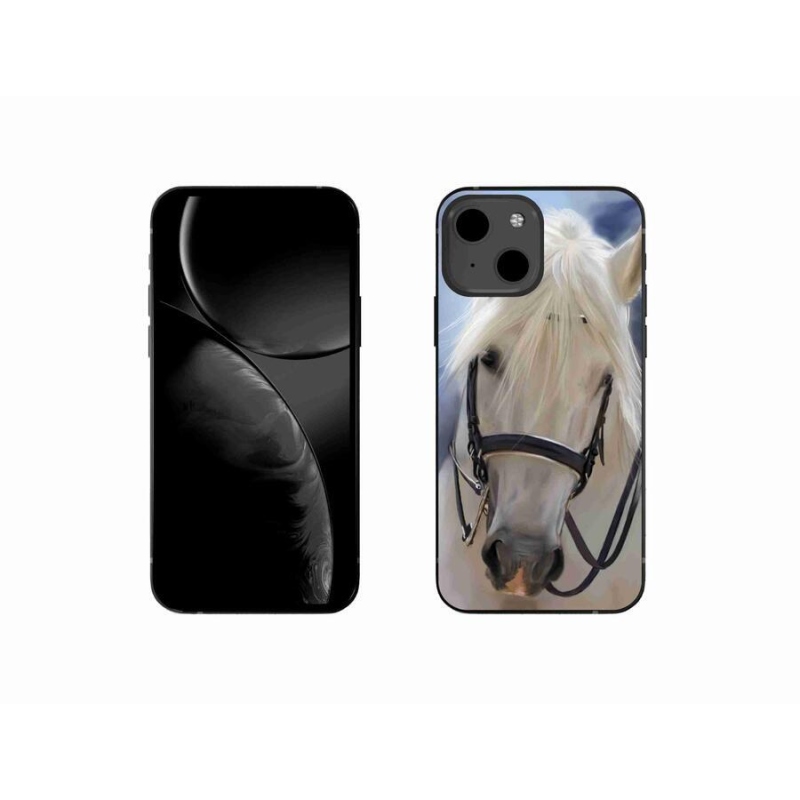 Zselés borítás mmCase iPhone 13 mini 5.4 - fehér lóhoz
