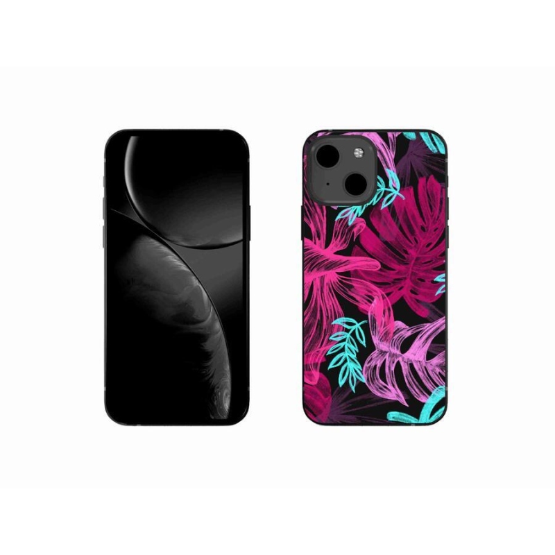 Gél borítás mmCase iPhone 13 mini 5.4 - virágok 1