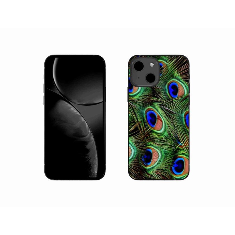 Zselés borítás mmCase iPhone 13 mini 5.4 készülékhez - pávatoll
