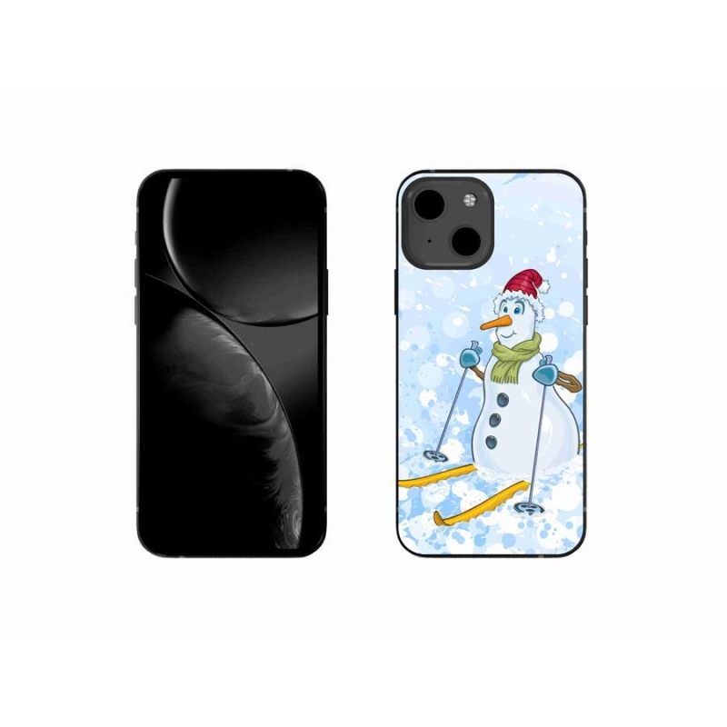 Gél borítás mmCase iPhone 13 mini 5.4 készülékhez - hóember