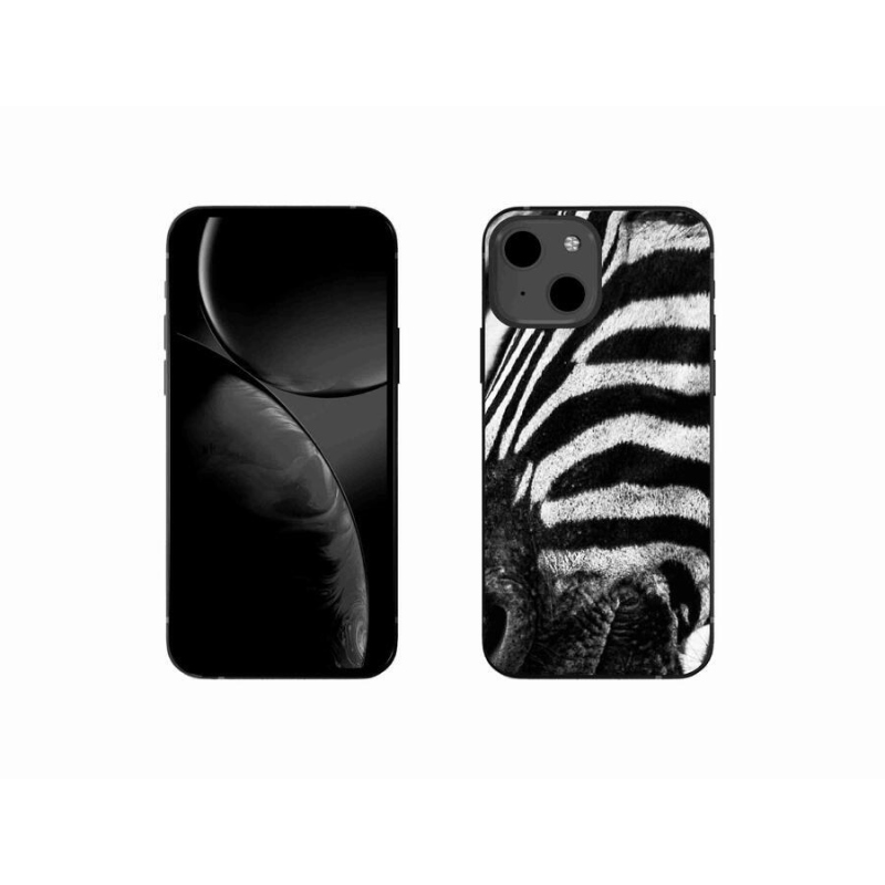 Zselés borítás mmCase iPhone 13 mini 5.4 készülékhez - zebra