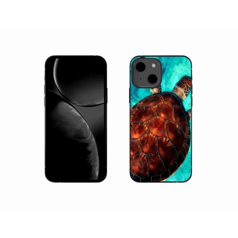 Zselés borítás mmCase iPhone 13 mini 5.4 - teknősbéka számára