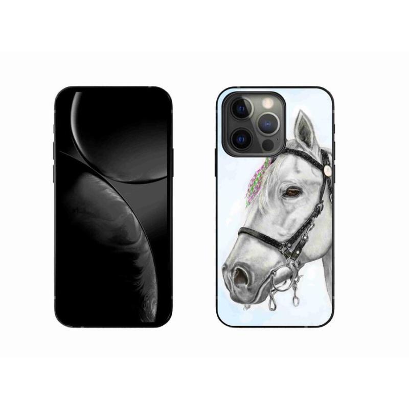Zselés borítás mmCase iPhone 13 Pro 6.1 - fehér ló 1