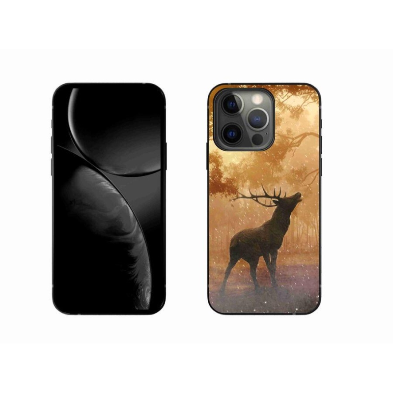 Zselés borítás mmCase iPhone 13 Pro 6.1 készülékhez - szarvas a szarvasbőgésben