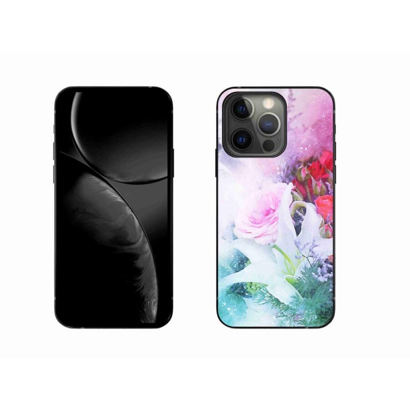 Zselés borítás mmCase iPhone 13 Pro 6.1 - virágok 4