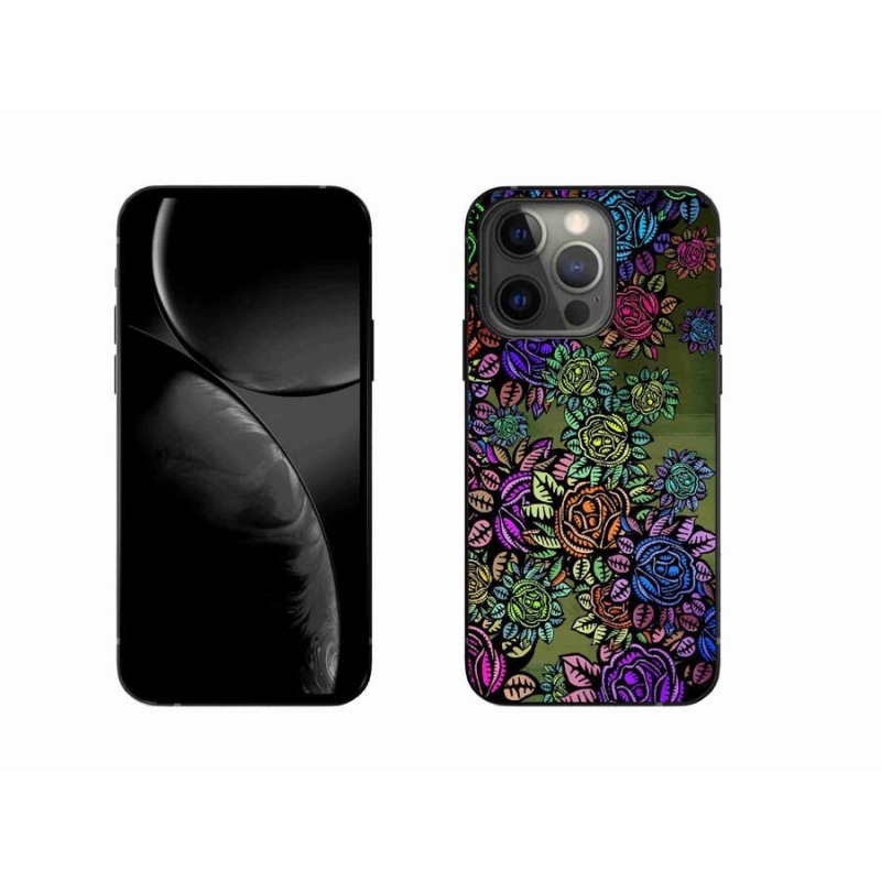 Zselés borítás mmCase iPhone 13 Pro 6.1 - virágok 6