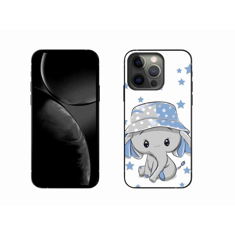 Zselés borítás mmCase iPhone 13 Pro 6.1 készülékhez - kék elefánt