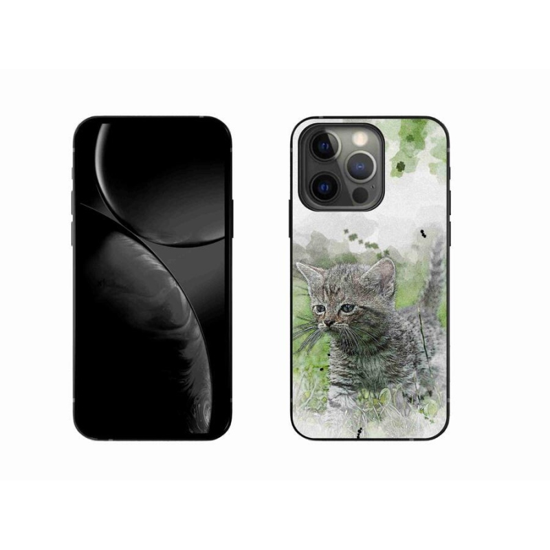 Gél borítás mmCase iPhone 13 Pro 6.1 készülékhez - aranyos cica 1