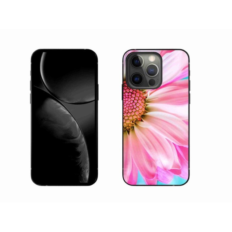 Gél védőhuzat mmCase iPhone 13 Pro 6.1 készülékhez - rózsaszín virág