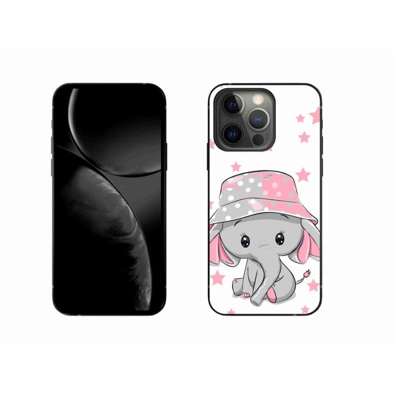 Zselés borítás mmCase iPhone 13 Pro 6.1 készülékhez - rózsaszín elefánt