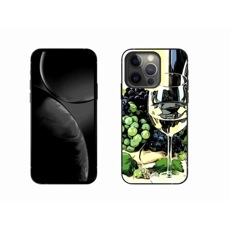 Zselés borítás mmCase iPhone 13 Pro 6.1 készülékhez - pohár bor