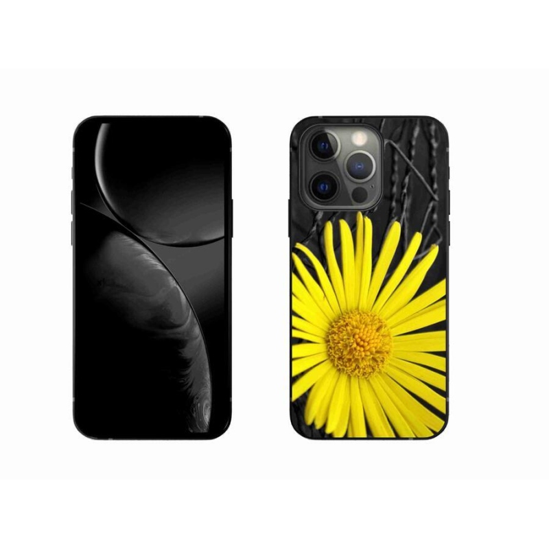 Gél védőhuzat mmCase iPhone 13 Pro 6.1 készülékhez - sárga virág