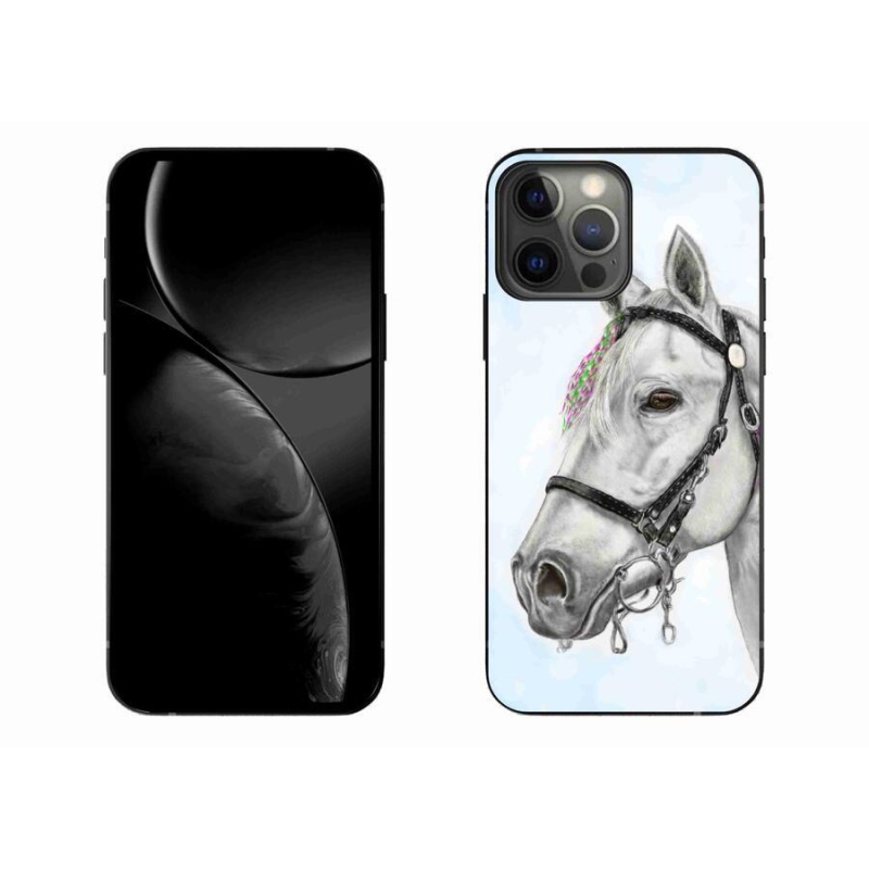 Zselés borítás mmCase iPhone 13 Pro Max 6.7 - fehér ló 1