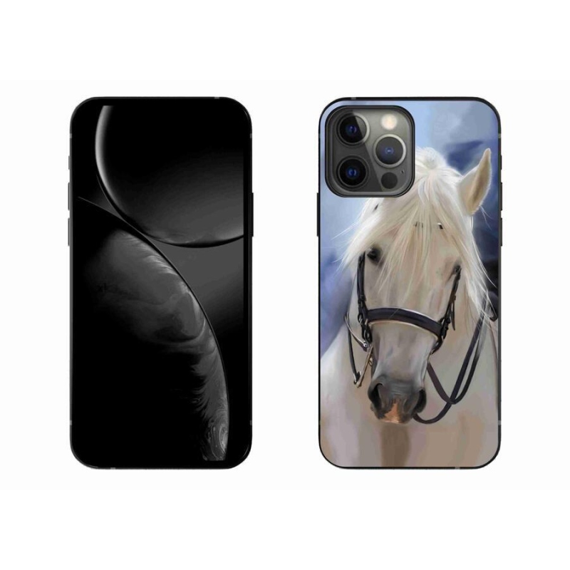 Zselés borítás mmCase iPhone 13 Pro Max 6.7 - fehér ló - iPhone 13 Pro Max 6.7 - fehér ló