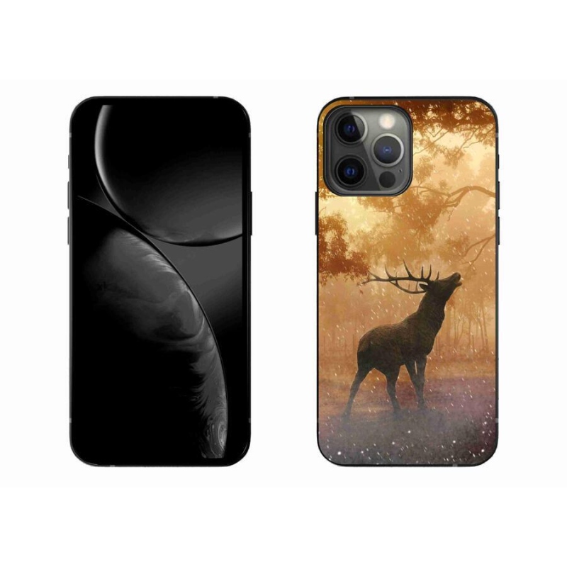 Zselés borítás mmCase iPhone 13 Pro Max 6.7 készülékhez - szarvas a vadászaton