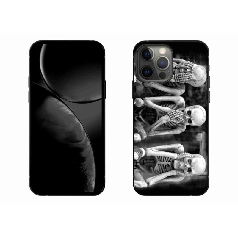 Zselés borítás mmCase iPhone 13 Pro Max 6.7 - csontvázakhoz 13 Pro Max 6.7 - csontvázak