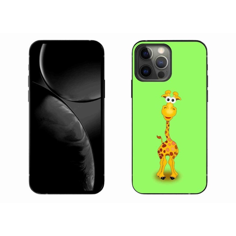 Zselés borítás mmCase iPhone 13 Pro Max 6.7 készülékhez - rajzfilm zsiráf