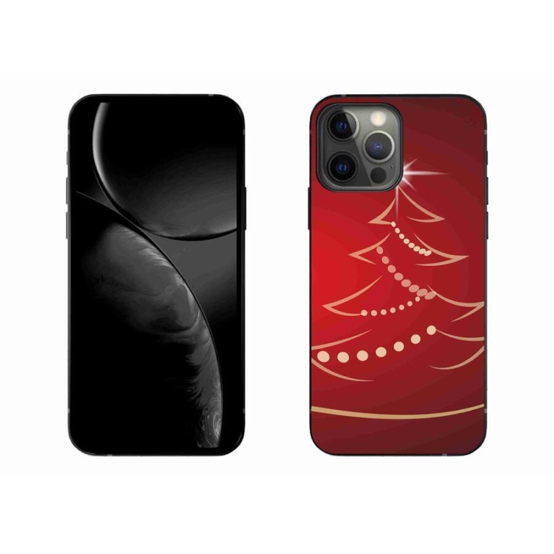 Gél borítás mmCase iPhone 13 Pro Max 6.7 készülékhez - karácsonyfa karikatúra