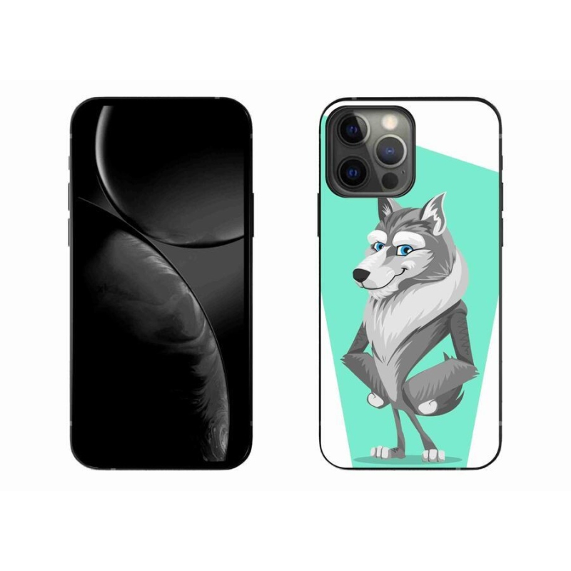 Zselés borítás mmCase iPhone 13 Pro Max 6.7 - rajzfilm farkas számára