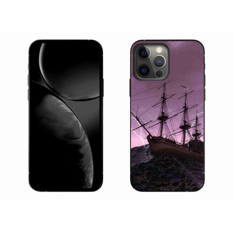 Zselés borítás mmCase iPhone 13 Pro Max 6.7 készülékhez - hajó a viharban