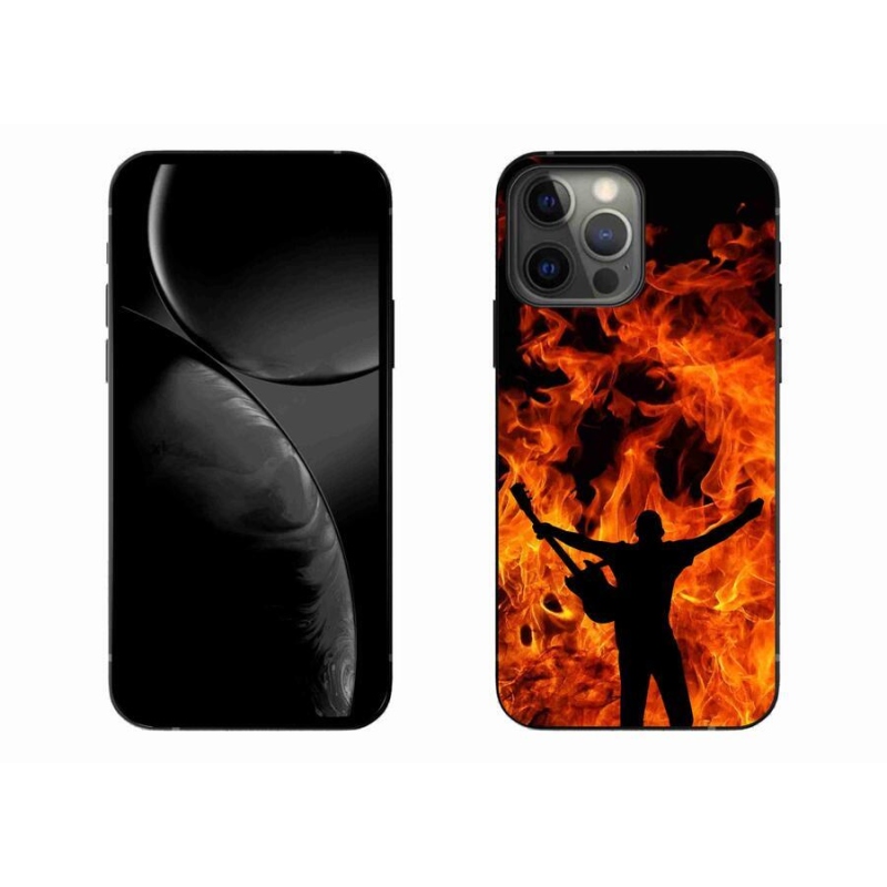 Gél borítás mmCase iPhone 13 Pro Max 6.7 - zenész és tűz