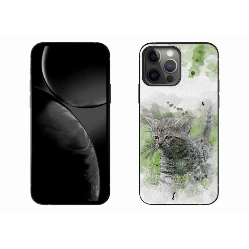 Gél borítás mmCase iPhone 13 Pro Max 6.7 készülékhez - aranyos cica 1