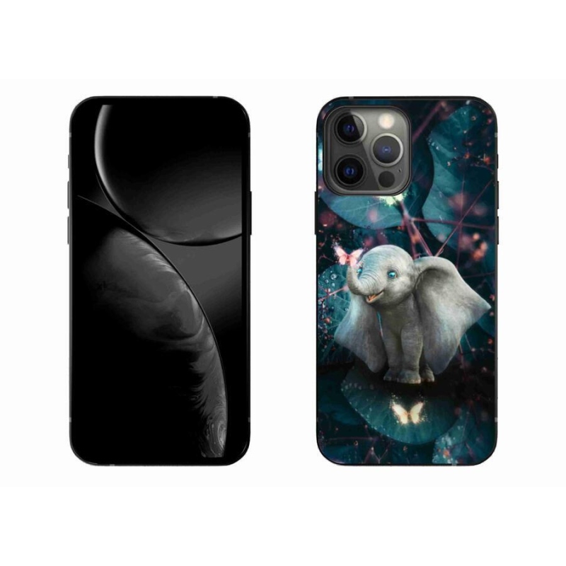 Zselés borítás mmCase iPhone 13 Pro Max 6.7 készülékhez - aranyos elefánt