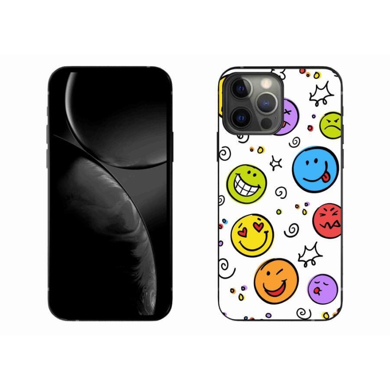Zselés borítás mmCase iPhone 13 Pro Max 6.7 készülékhez - smiley-k