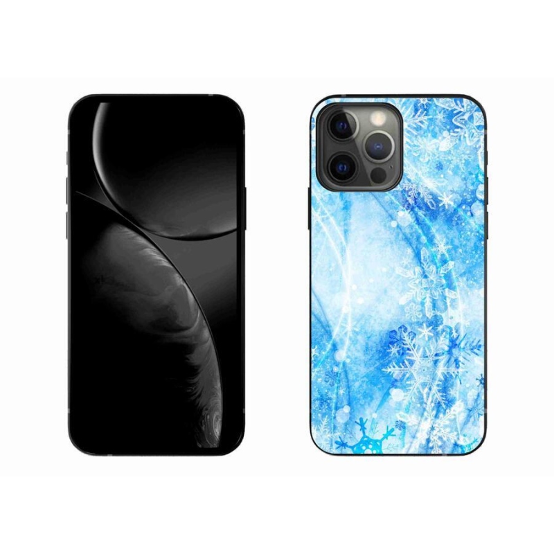 Zselés borítás mmCase iPhone 13 Pro Max 6.7 készülékhez - hópelyhek