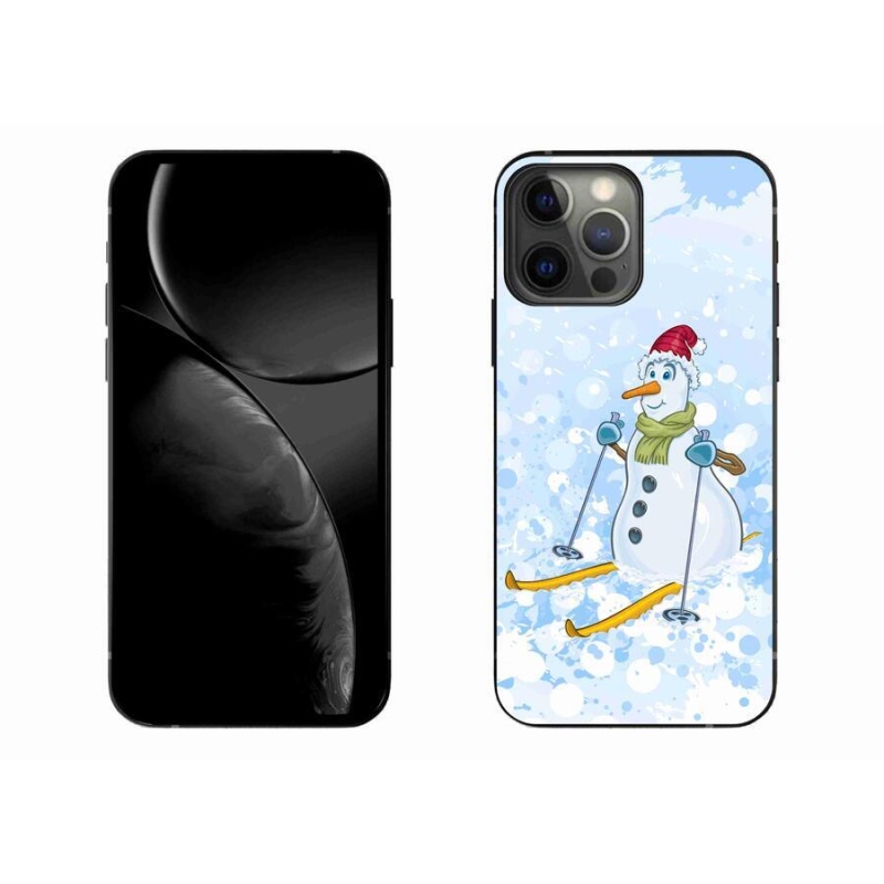 Zselés borítás mmCase iPhone 13 Pro Max 6.7 készülékhez - hóember