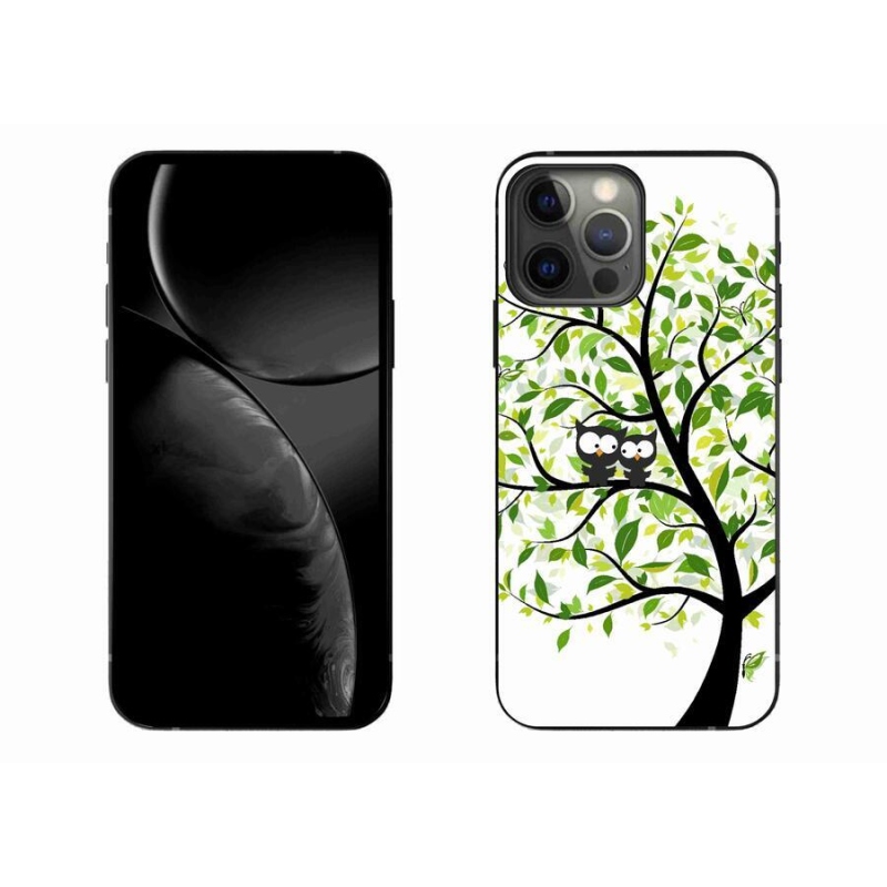 Zselés borítás mmCase iPhone 13 Pro Max 6.7 készülékhez - baglyok a fán